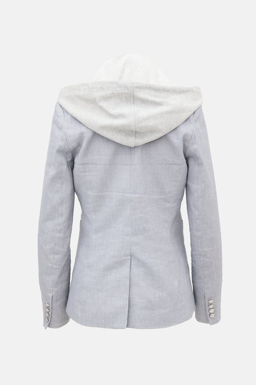 Veronica Beard Hoodie Dickey Blazer