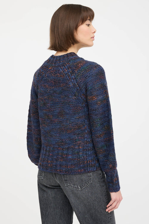 Veronica Beard Knit Marbled Sweater