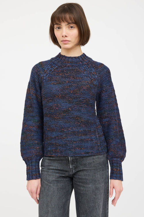 Veronica Beard Knit Marbled Sweater