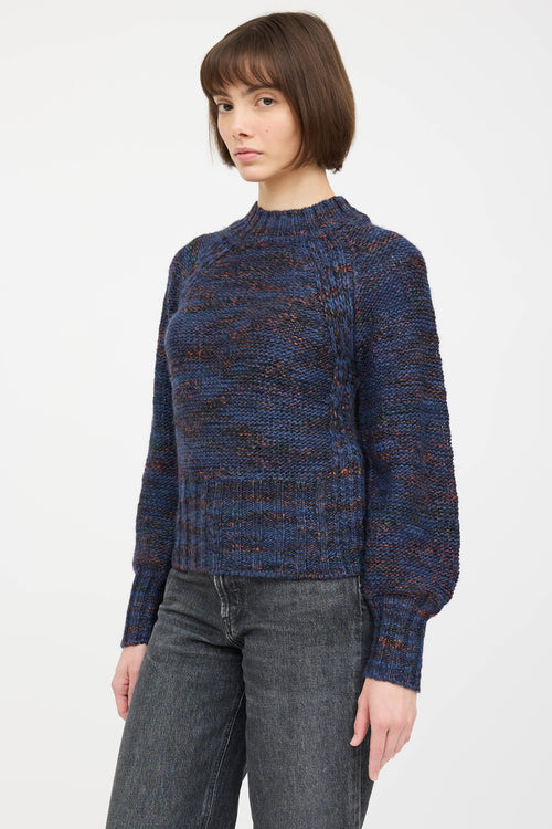 Veronica Beard Knit Marbled Sweater