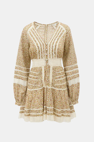 Veronica Beard Lace Floral Dress