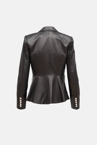 Leather Blazer