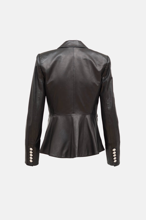 Leather Blazer