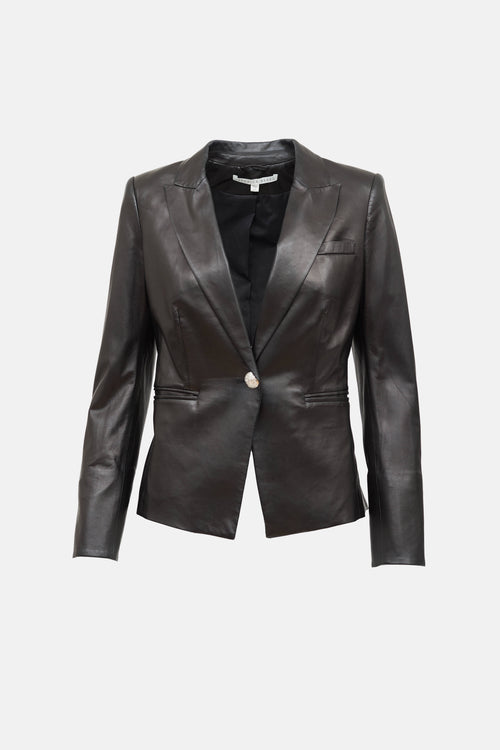Leather Blazer