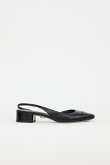 Veronica Beard Leather Slingback Pump