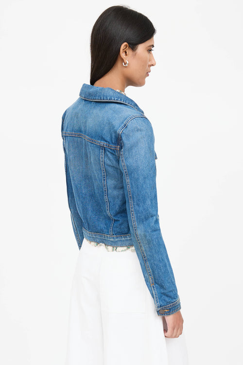 Veronica Beard Button Up Jean Jacket