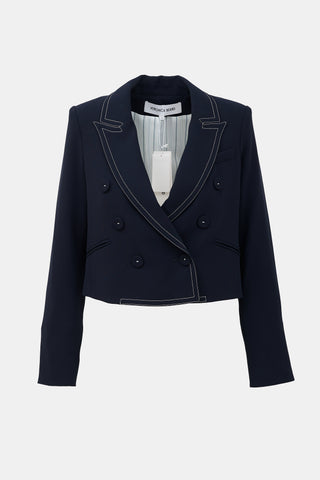 Veronica Beard Nevis Topstitch Jacket
