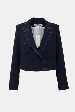 Veronica Beard Nevis Topstitch Jacket