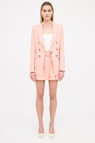 Veronica Beard Linen Co-Ord Set