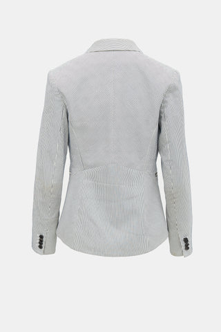 Veronica Beard Pinstripe Dickey Blazer