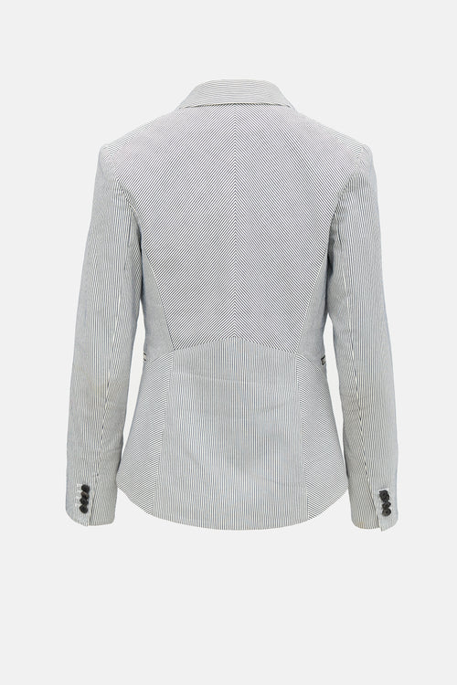 Veronica Beard Pinstripe Dickey Blazer
