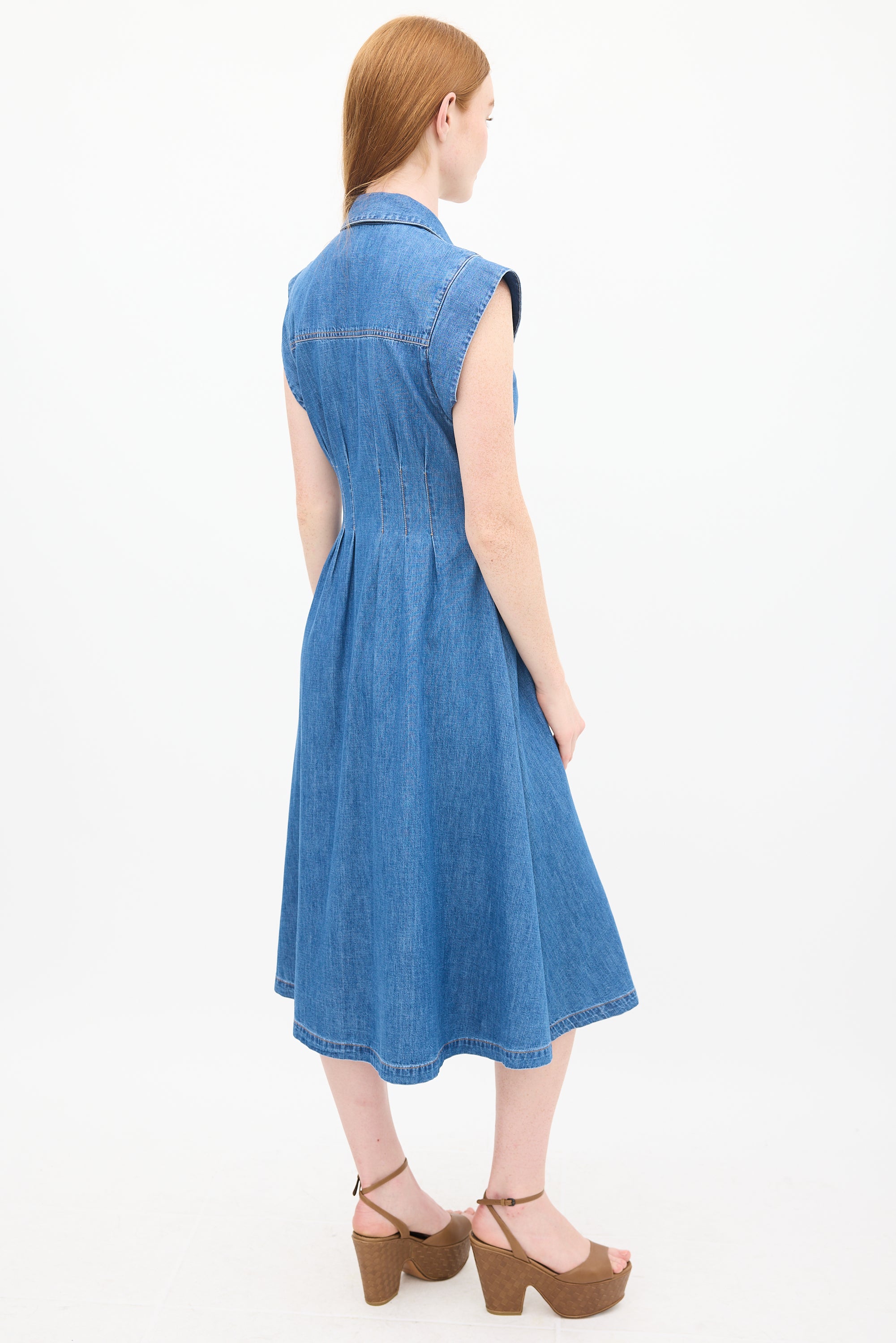 veronica beard ruben midi dress Veronica Beard - Cornflower Ruben Midi Dress