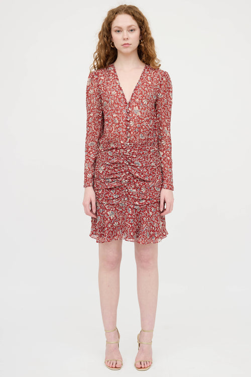 Veronica Beard Rosalia Floral Dress