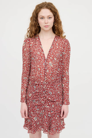 Veronica Beard Rosalia Floral Dress