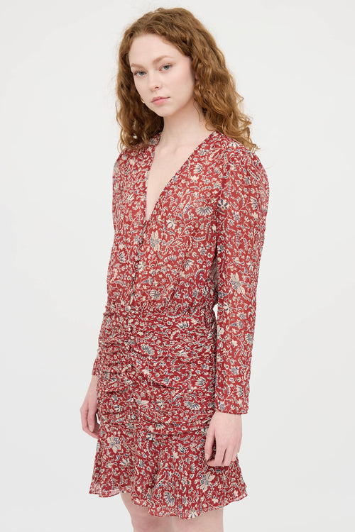 Veronica Beard Rosalia Floral Dress