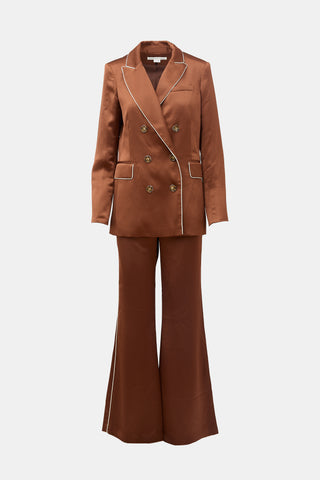 Veronica Beard Satin Co-Ord Set