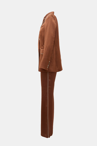 Veronica Beard Satin Co-Ord Set