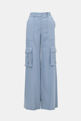 Veronica Beard Saul Wide Leg Cargo Pant