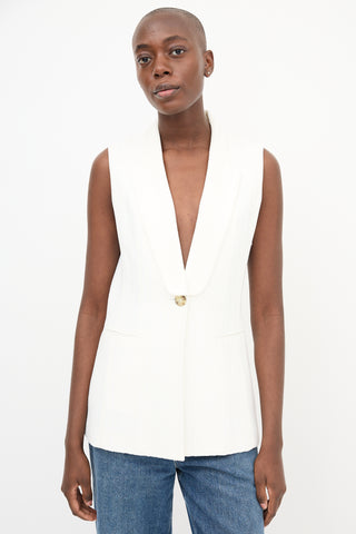 Veronica Beard Spring 2016 Single Button Vest