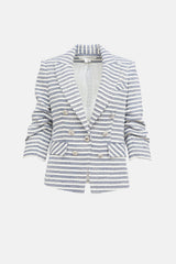 Veronica Beard Stripe Tweed Blazer