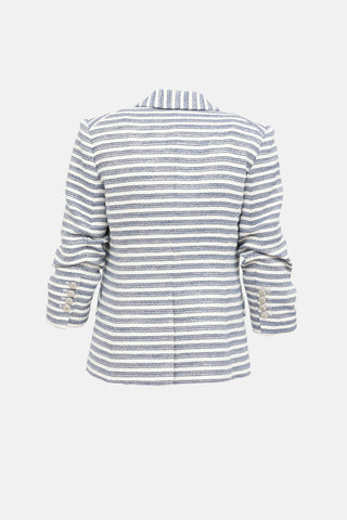 Veronica Beard Stripe Tweed Blazer
