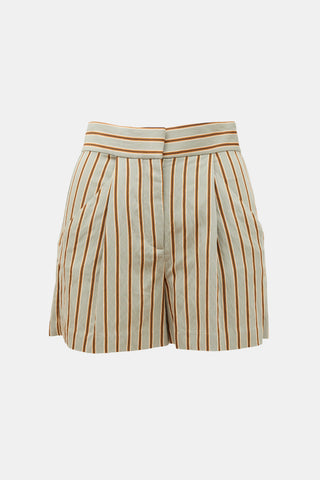 Veronica Beard Striped Elbe Shorts