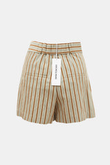 Veronica Beard Striped Elbe Shorts