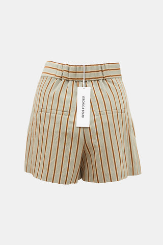 Veronica Beard Striped Elbe Shorts