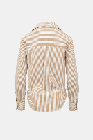 Veronica Beard Striped Shirt