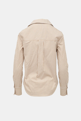 Veronica Beard Striped Shirt