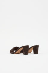 Veronica Beard Suede Block Heel Sandal