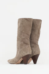 Veronica Beard Suede Blondie Boot