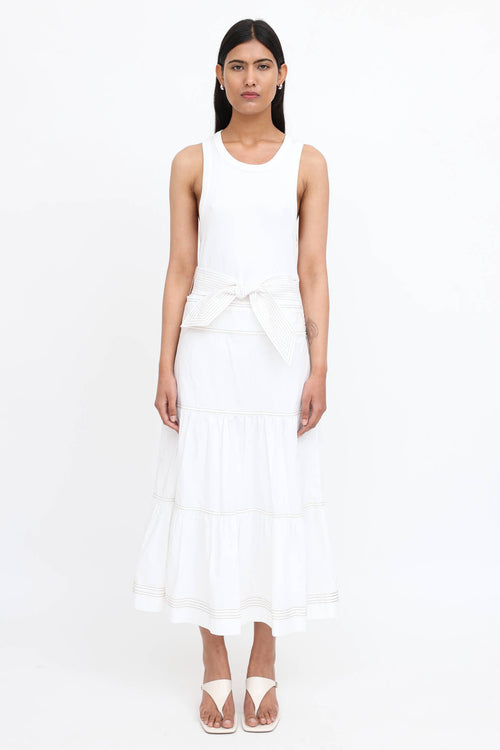 Veronica Beard Tiered Maxi Dress