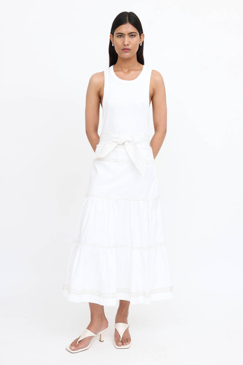 Veronica Beard Tiered Maxi Dress