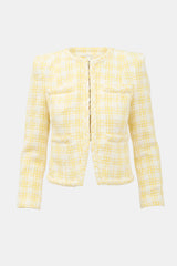 Veronica Beard Tweed Bryne Cropped Blazer