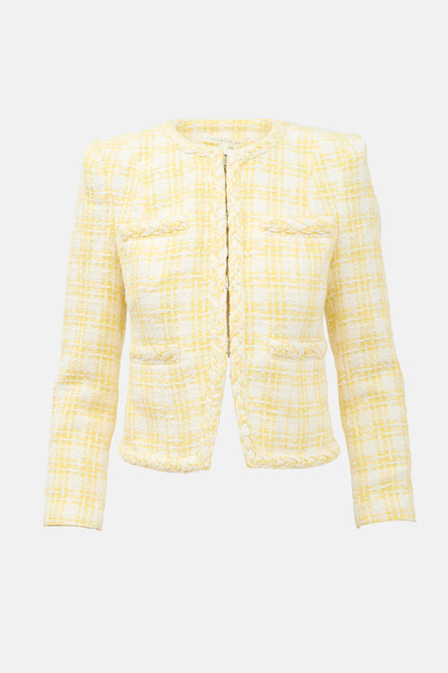 Veronica Beard Tweed Bryne Cropped Blazer
