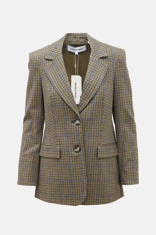 Veronica Beard Wool Garrison Dickey Blazer
