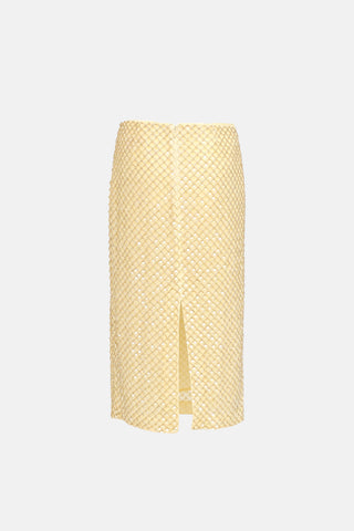 Veronica Beard Allora Beaded Midi Skirt