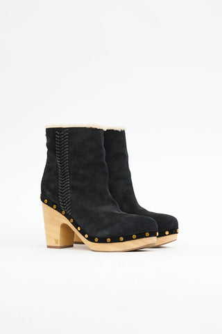 Veronica Beard Suede Daxi  Boot