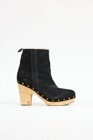Veronica Beard Suede Daxi  Boot