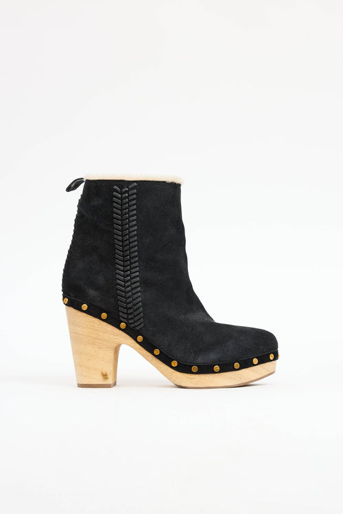 Veronica Beard Suede Daxi  Boot