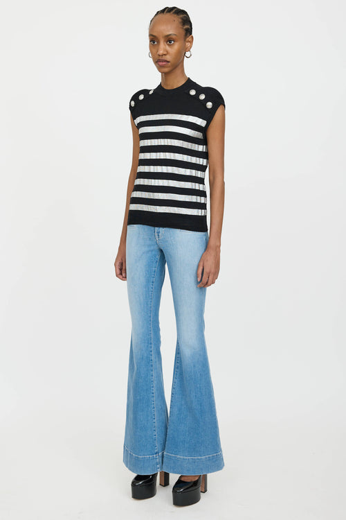 Veronica Beard Sheridan Flared Jeans