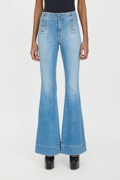 Veronica Beard Sheridan Flared Jeans