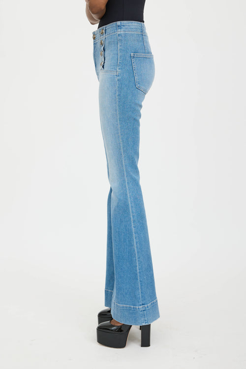 Veronica Beard Sheridan Flared Jeans