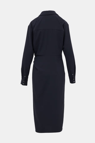 Veronica Beard Asymmetrical Shirt Dress
