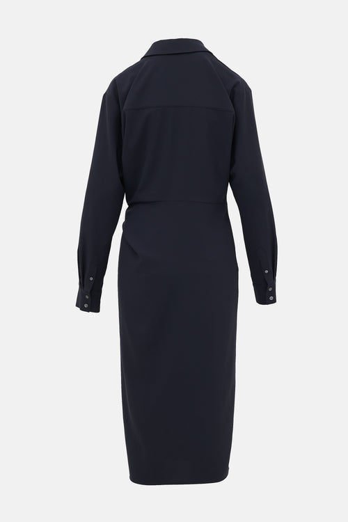 Veronica Beard Asymmetrical Shirt Dress