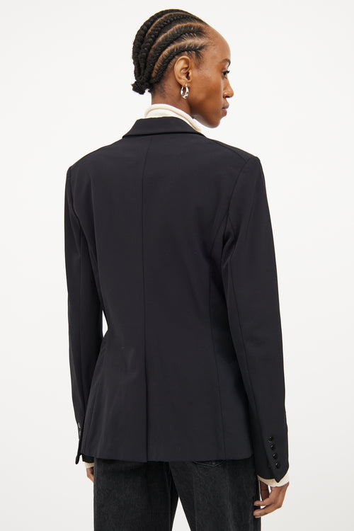 Veronica Beard Black Peak Lapel Blazer