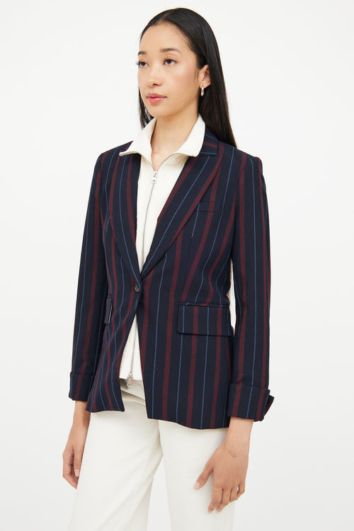 Veronica Beard Blue & Navy 2 Piece Blazer & Dickie Jacket