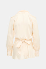 Veronica Beard Silk Viv Wrap Blouse