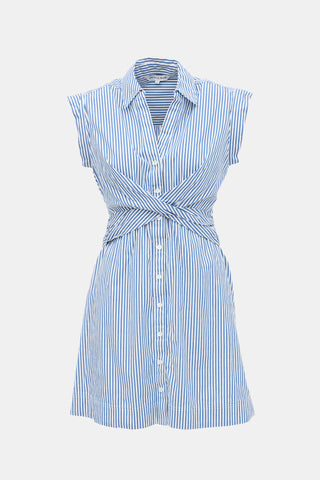Veronica Beard Striped Nagano Dress